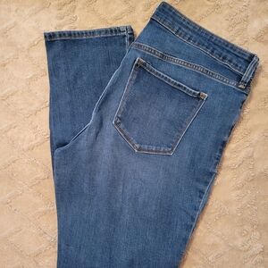 Old Navy Dark Blue Power Straight Jeans